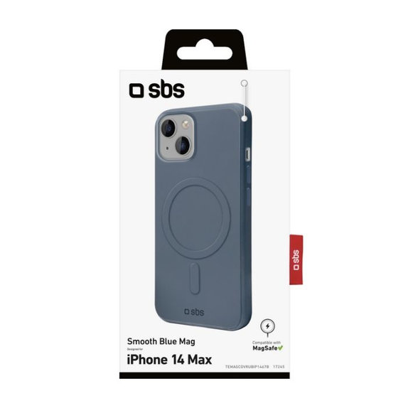 Θήκη Smooth Mag με MagSafe για iPhone 14 Plus, Μπλε, Blue, SBS