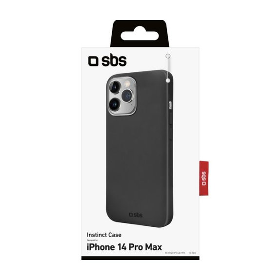 Θήκη Instinct για iPhone 14 Pro Max, Μαύρο, Black, SBS