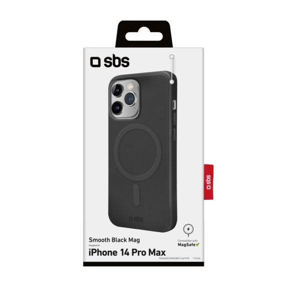 Θήκη Smooth Mag με MagSafe για iPhone 14 Pro Max, Μαύρο, Black, SBS