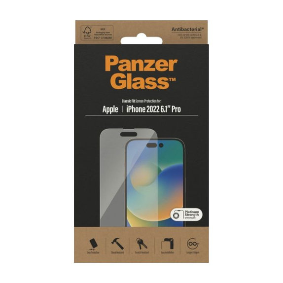 Προστατευτικό Γυαλί AB για iPhone 14 Pro, PanzerGlass