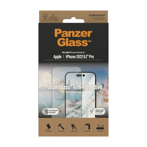 Προστατευτικό Γυαλί για iPhone 14 Pro, UWF Anti-Reflective AB, PanzerGlass