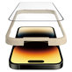 Προστατευτικό γυαλί UWF Anti-Reflective AB με εφαρμογέα για iPhone 14 Pro, Μαύρο, PanzerGlass