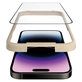 Προστατευτικό γυαλί UWF Anti-Reflective AB με εφαρμογέα για iPhone 14 Pro Max, Μαύρο, PanzerGlass