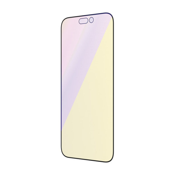 Προστατευτικό γυαλί UWF Anti-Bluelight AB με εφαρμογέα για iPhone 14 Pro, Μαύρο, PanzerGlass