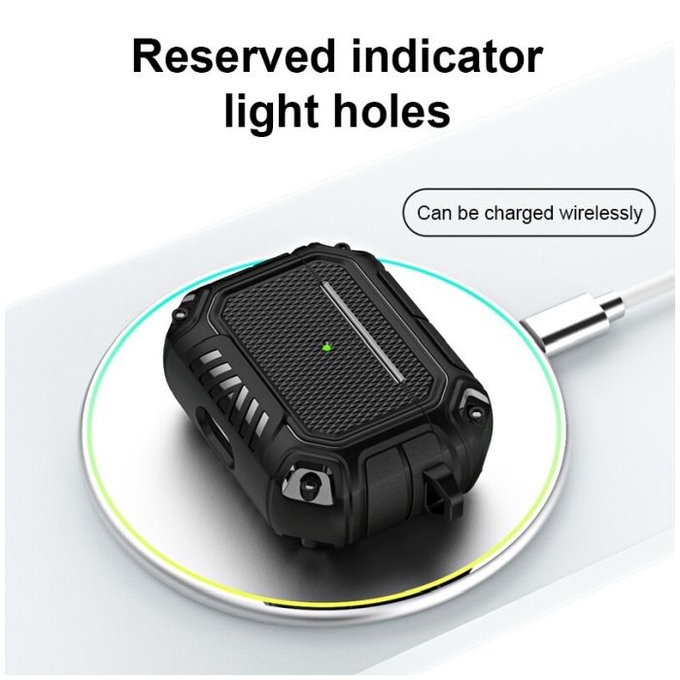 Θήκη Unbreakable για AirPods Pro, Μαύρο, Black, FixPremium