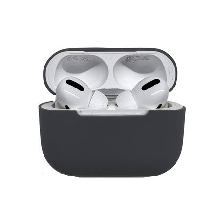 Θήκη Σιλικόνης για AirPods Pro, Διαστημικό Γκρι, Space Gray, FixPremium