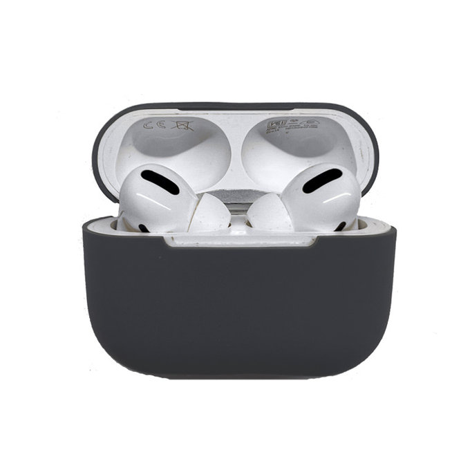 Θήκη Σιλικόνης για AirPods Pro, Διαστημικό Γκρι, Space Gray, FixPremium