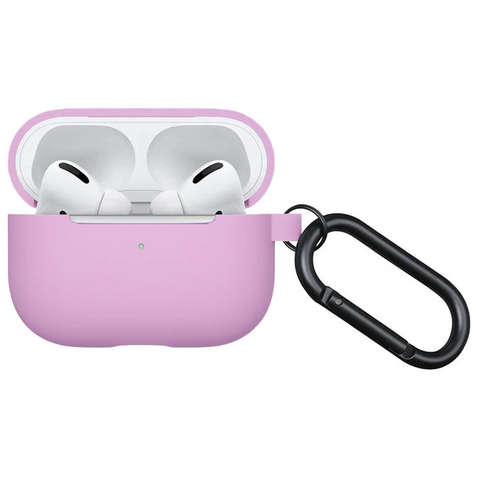 Θήκη Σιλικόνης για AirPods Pro, Lila, FixPremium
