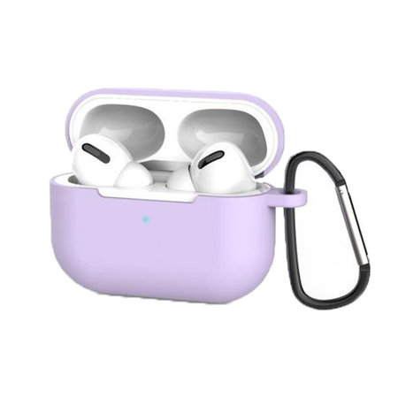 Θήκη Σιλικόνης για AirPods Pro, Lila, FixPremium