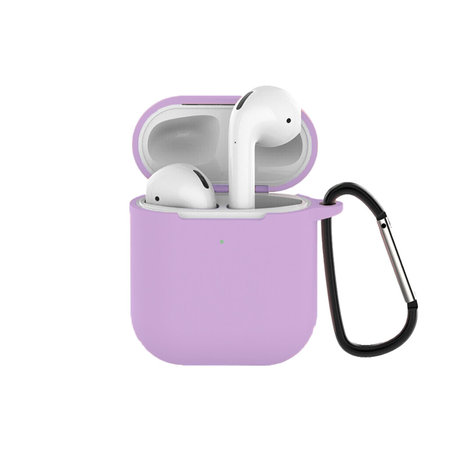Θήκη Σιλικόνης για AirPods 1 & 2, Lila, FixPremium