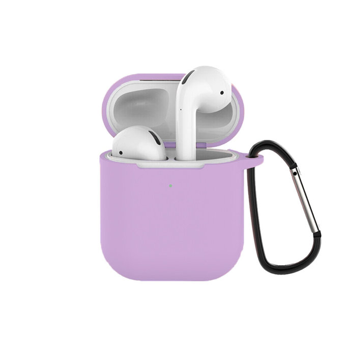Θήκη Σιλικόνης για AirPods 1 & 2, Lila, FixPremium