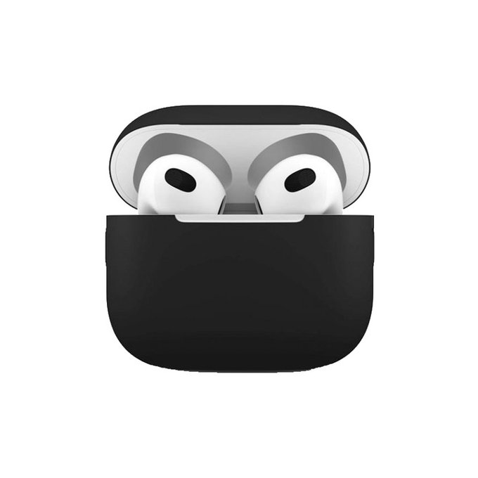 Θήκη Σιλικόνης για AirPods 3 | Μαύρο | Black | FixPremium