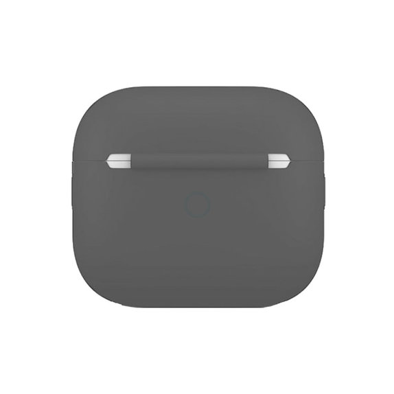 Θήκη Σιλικόνης για AirPods 3, Διαστημικό Γκρι, Space Gray, FixPremium