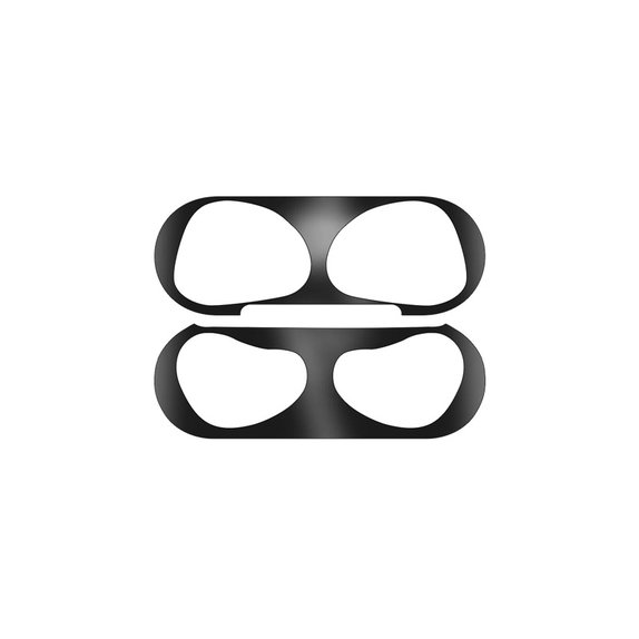 Αντι-σκόνη Αυτοκόλλητο για AirPods 3, Μαύρο, Black, FixPremium