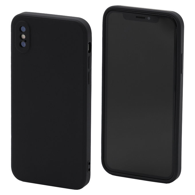 Θήκη Silicone για iPhone X & XS | Μαύρο | Black | FixPremium