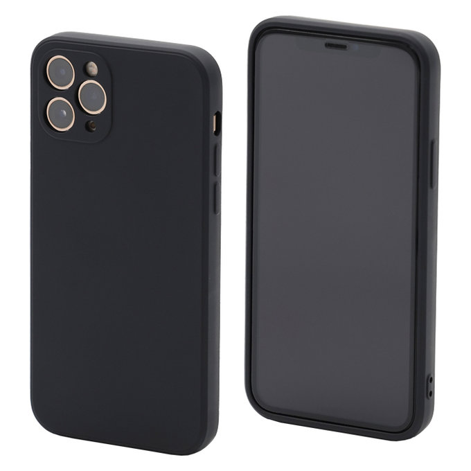 Θήκη σιλικόνης για iPhone 11 Pro, Μαύρο, Black, FixPremium