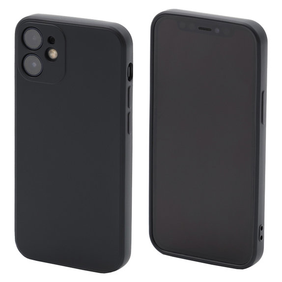 Θήκη σιλικόνης για iPhone 12 mini, Μαύρο, Black, FixPremium