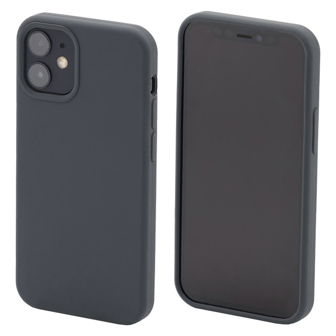 Θήκη Silicone για iPhone 12 mini | Διαστημικό Γκρί | Space Grey | FixPremium