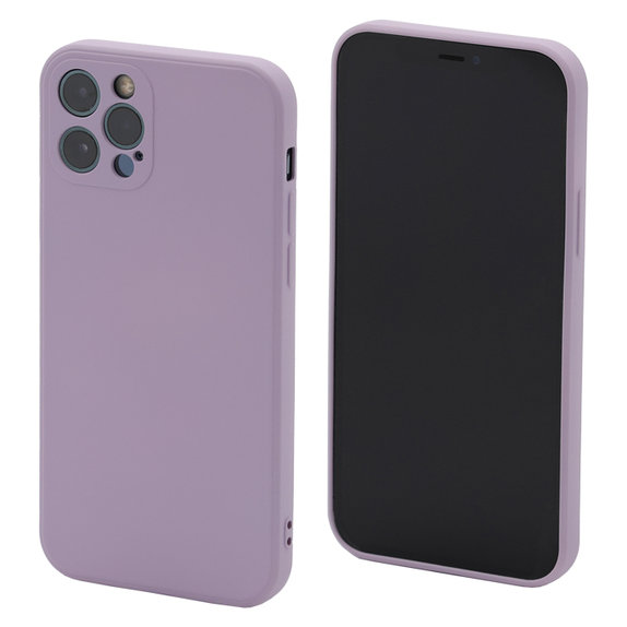 Θήκη σιλικόνης για iPhone 12 Pro, Μωβ, Purple, FixPremium