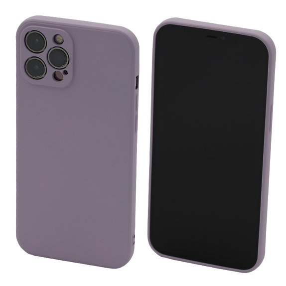 Θήκη σιλικόνης για iPhone 12 Pro Max, Μωβ, Purple, FixPremium