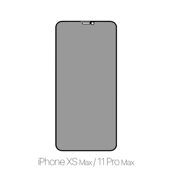Προστατευτικό Γυαλί για iPhone XS Max, 11 Pro Max, Privacy Anti-Spy Glass, FixPremium