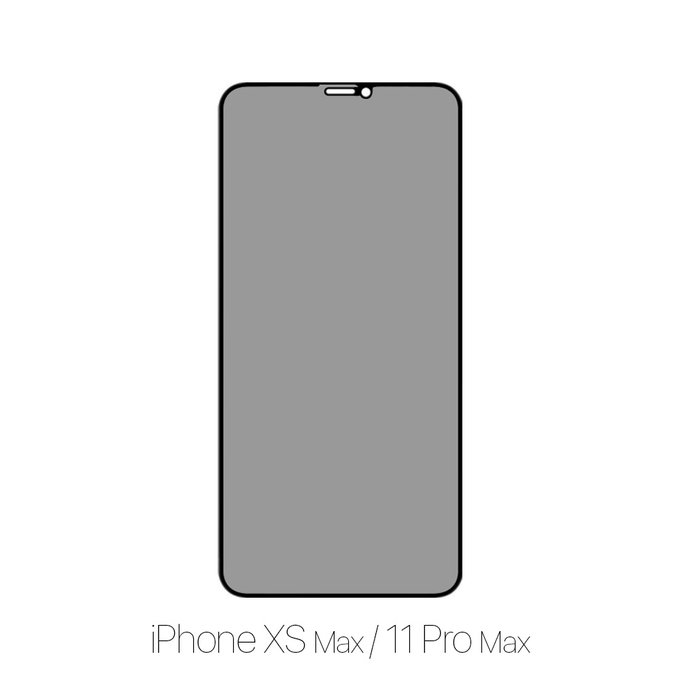 Privacy Anti-Spy Glass - Προστατευτικό Γυαλί για iPhone XS Max | 11 Pro Max | FixPremium