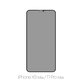 Προστατευτικό Γυαλί για iPhone XS Max, 11 Pro Max, Privacy Anti-Spy Glass, FixPremium