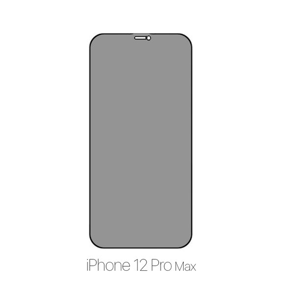 Προστατευτικό Γυαλί για iPhone 12 Pro Max, Privacy Anti-Spy Glass, FixPremium
