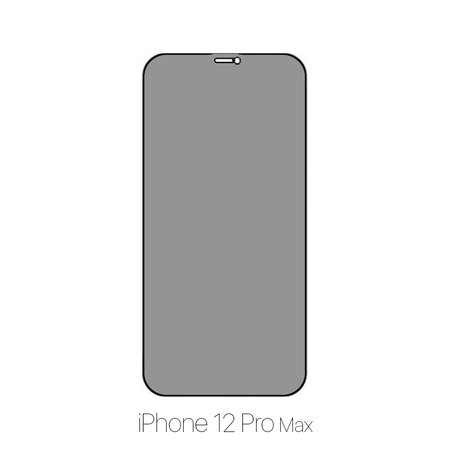 Privacy Anti-Spy Glass - Προστατευτικό Γυαλί για iPhone 12 Pro Max | FixPremium
