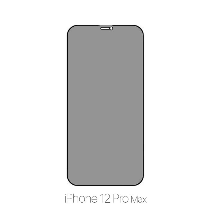 Privacy Anti-Spy Glass - Προστατευτικό Γυαλί για iPhone 12 Pro Max | FixPremium