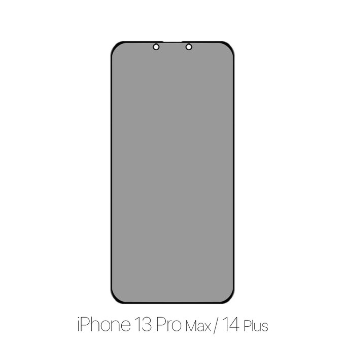 Privacy Anti-Spy Glass - Προστατευτικό Γυαλί για iPhone 13 Pro Max | 14 Plus | FixPremium