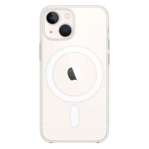 Θήκη σιλικόνης με MagSafe για iPhone 13 mini, Transparent, FixPremium