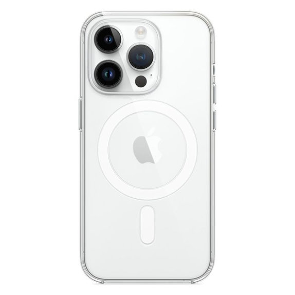 Θήκη σιλικόνης με MagSafe για iPhone 14 Pro, Transparent, FixPremium