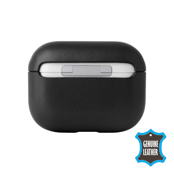 Δερμάτινη Θήκη για AirPods 3, Μαύρο, Black, FixPremium