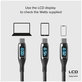 Καλώδιο USB-C / USB-C με LCD & PowerDelivery 100W (1m) | Μαύρο | Black | SBS