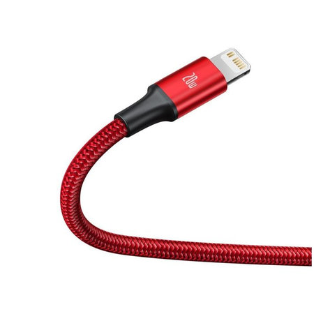 Καλώδιο USB-C 3 σε 1 (2x USB-C, Lightning) (1.5m) | Κόκκινο | Red | Baseus