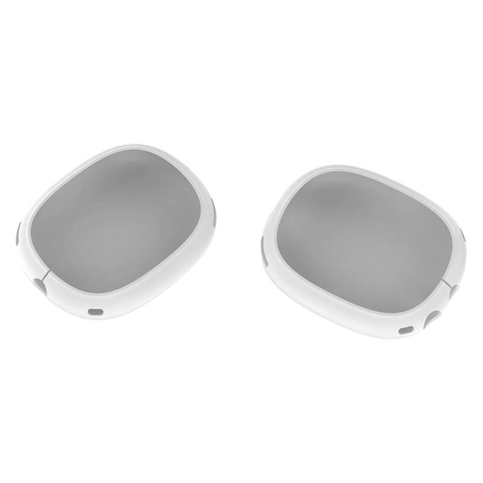 Θήκη Σιλικόνης για AirPods Max, Λευκό, White, FixPremium