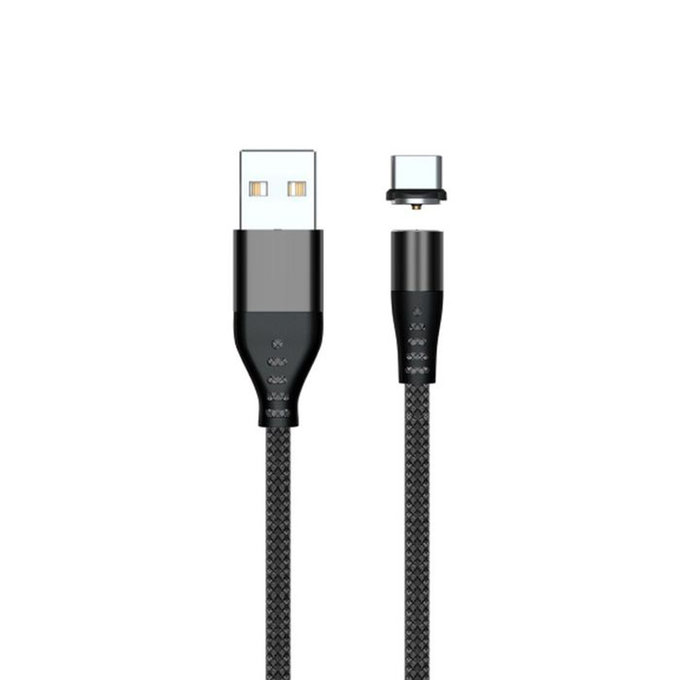 Μαγνητικό Καλώδιο USB-C / USB (2m) | Μαύρο | Black | FixPremium