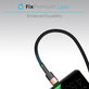 Καλώδιο USB-C / USB με Ταχεία Φόρτιση (1m) | Μαύρο | Black | FixPremium