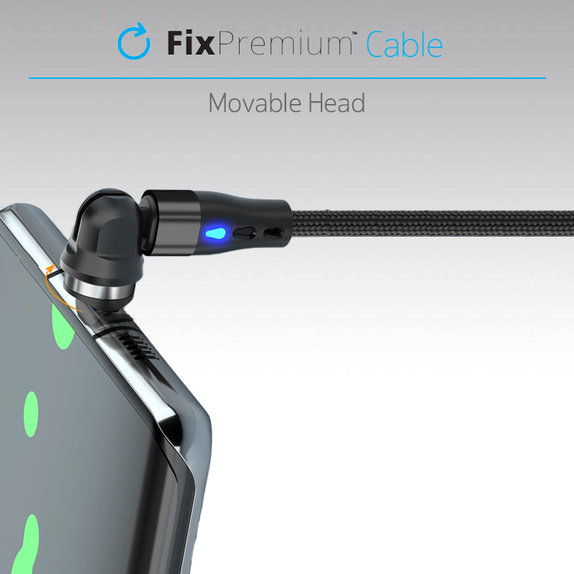 Μαγνητικό Καλώδιο USB-C / USB-C (1m) | Κόκκινο | Red | FixPremium