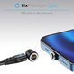 Μαγνητικό Καλώδιο USB-C / USB-C (1m) | Κόκκινο | Red | FixPremium