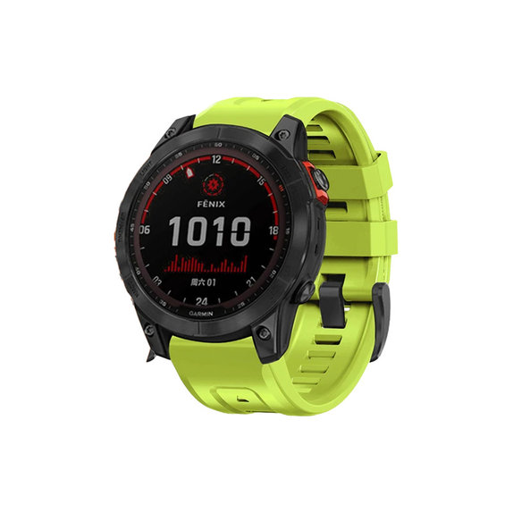 Λουράκι Σιλικόνης για Garmin (QuickFit 26mm) | Πράσινο | Green | FixPremium