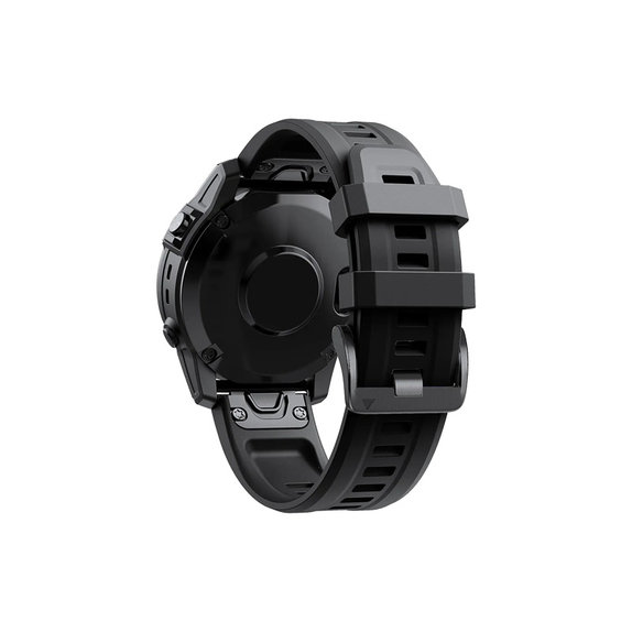 Λουράκι Σιλικόνης για Garmin (QuickFit 26mm) | Μαύρο | Black | FixPremium
