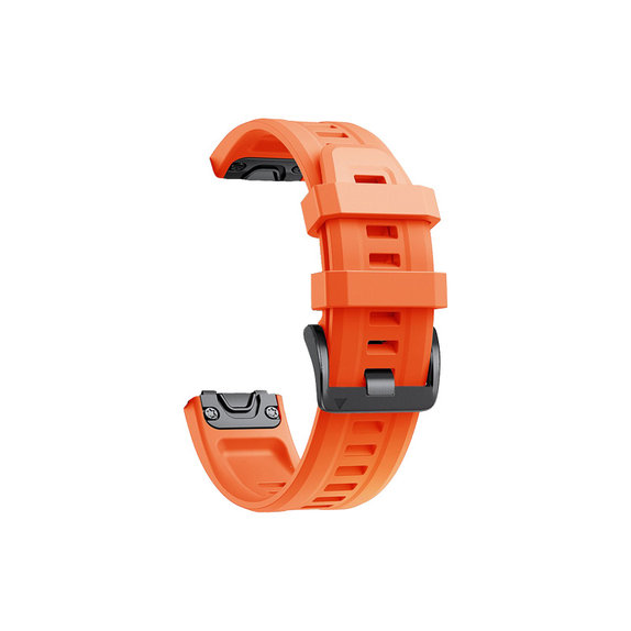 Λουράκι Σιλικόνης για Garmin (QuickFit 26mm) | Πορτοκάλι | Orange | FixPremium