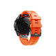 Λουράκι Σιλικόνης για Garmin (QuickFit 26mm) | Πορτοκάλι | Orange | FixPremium