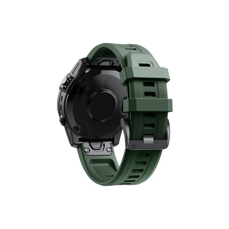 Λουράκι Σιλικόνης για Garmin (QuickFit 22mm) | dark green | FixPremium