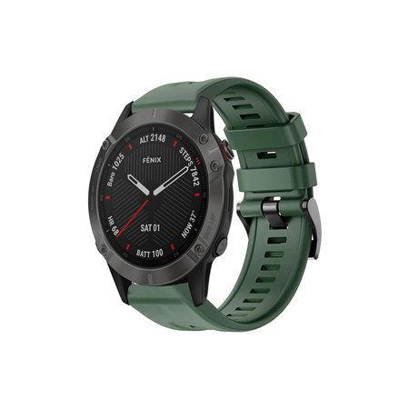 Λουράκι Σιλικόνης για Garmin (QuickFit 26mm) | dark green | FixPremium