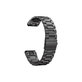 Λουράκι Ανοξείδωτου Ατσαλιού για Garmin (QuickFit 22mm) | Μαύρο | Black | FixPremium