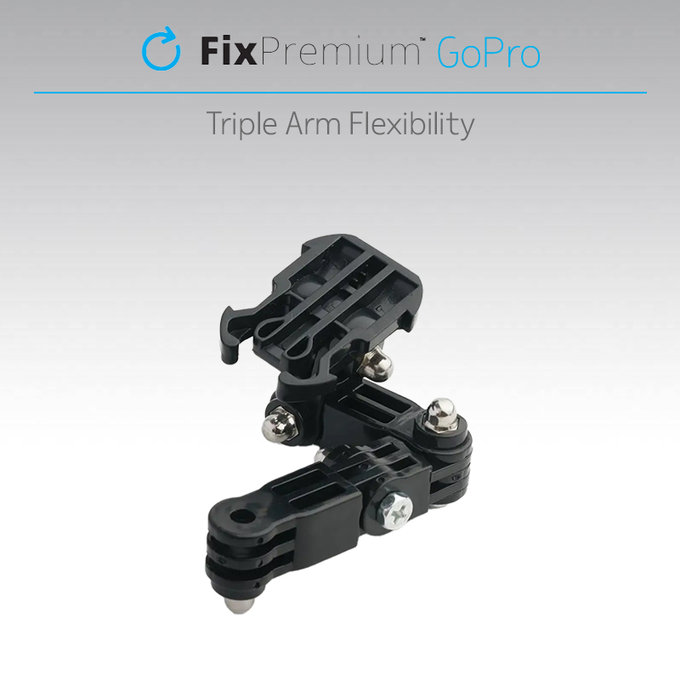 Θήκη 3-Armed Mount για GoPro | Μαύρο | Black | FixPremium