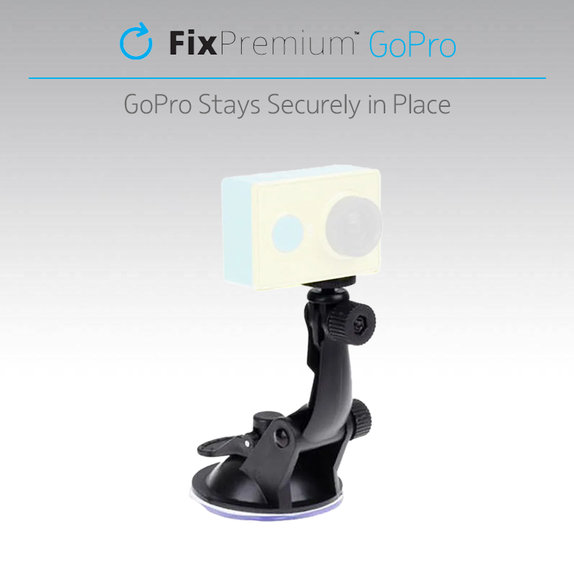 Θήκη Mount για GoPro με Σούκσιον | Μαύρο | Black | FixPremium